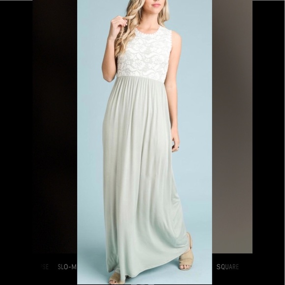 Vanilla Bay Dresses & Skirts - 🍀Only 1 Left🍀 Lace top maxi dress